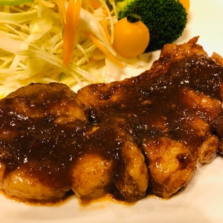 ガッツリ食べたい！肉厚トンテキ（つけ込むタイプ）